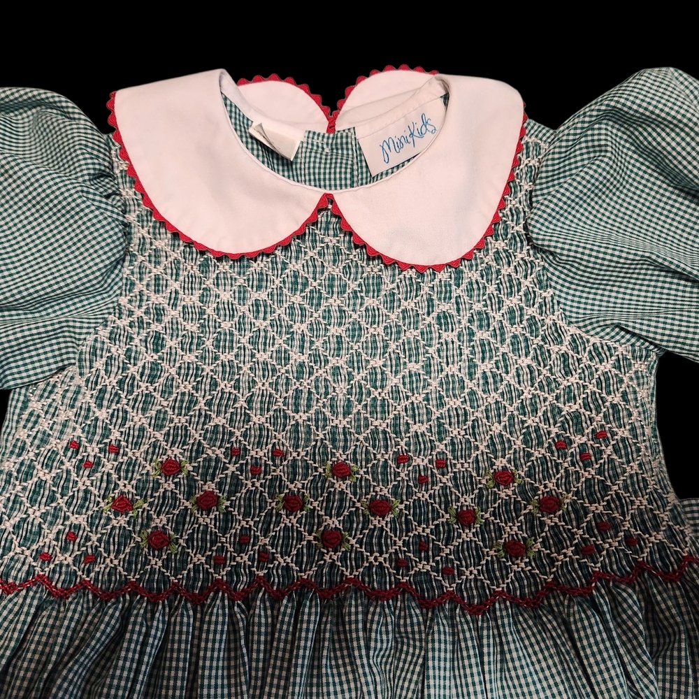 Mini Kids Formal Smocked Dress Size 5 - Picture 4 of 5